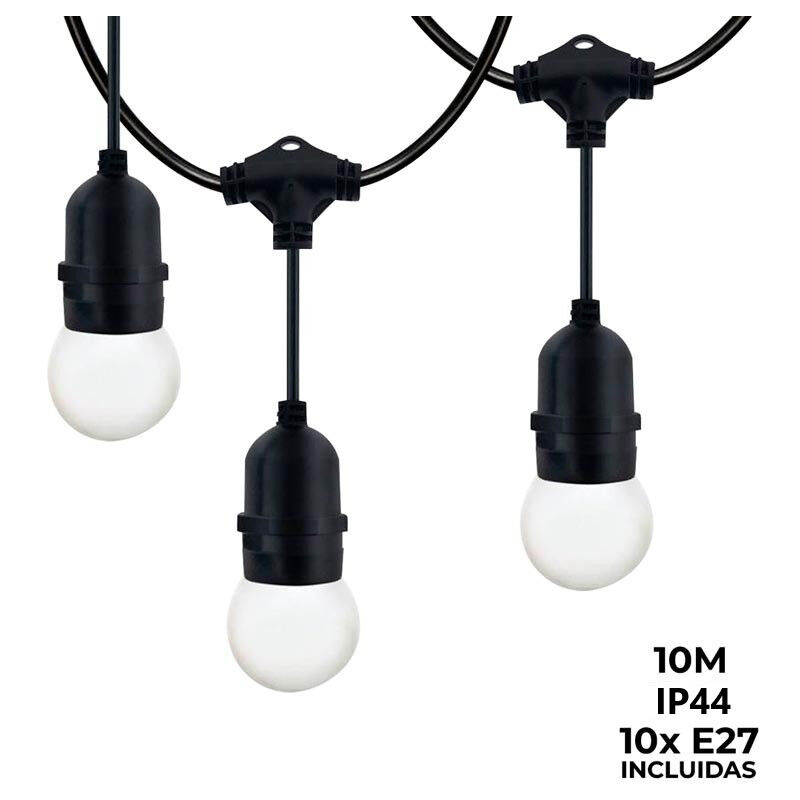 

Guirnalda para exterior con 10 bombillas IP65 KIT