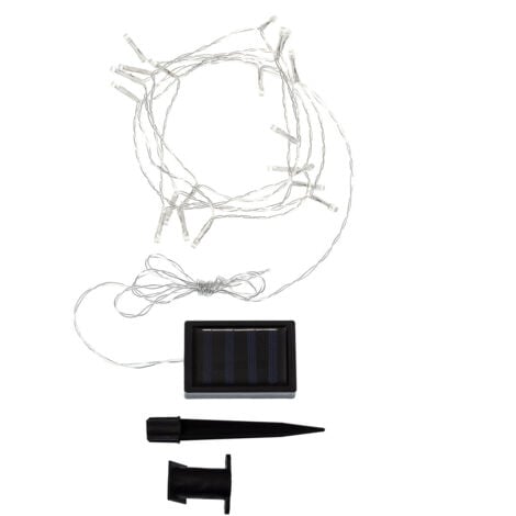 EFECTOLED Guirnalda Solar Exterior LED Lilac 2m 3000K Blanco Cálido