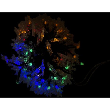 Guirnalda solar LED multicolor  3 dimensiones  - WERKA PRO 12M (100 LED)
