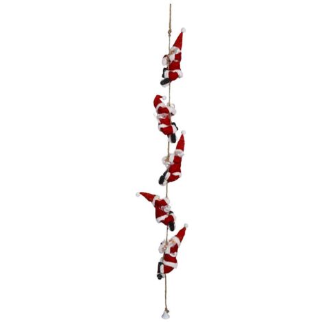 Guirnalda trepadora de Papá Noel de plástico 110 cm - Atmosphera créateur d'intérieur