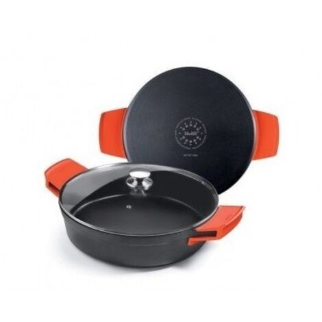 GUISERA CON TAPA EXCELLENT TITANIO 24 CM -  IBILI