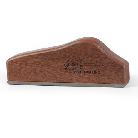 Guitar Fret Leveling File 6 Inch Shabili Wood Guitar Fret End Dressing File Sanding Leveling File Fret Beveling File Luthier Tool Guitar Accessories