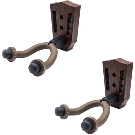 Guitar Wall Mount 2pcs ABS Removable Guitar Holder Wall Mounted Guitar Stand Classical Acoustic Electric Guitar Ukule Heavy Duty Inst