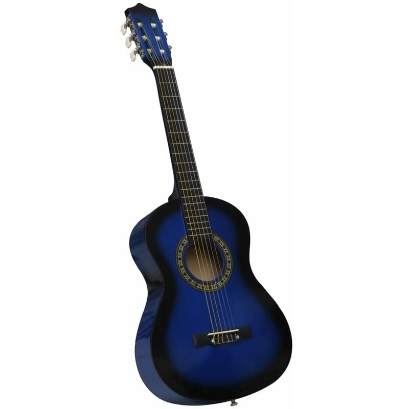 

Guitarra clásica para niños y principiantes azul 1/2 34'
