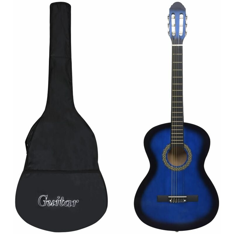 

Guitarra clasica para principiantes con funda azul 4/4 39