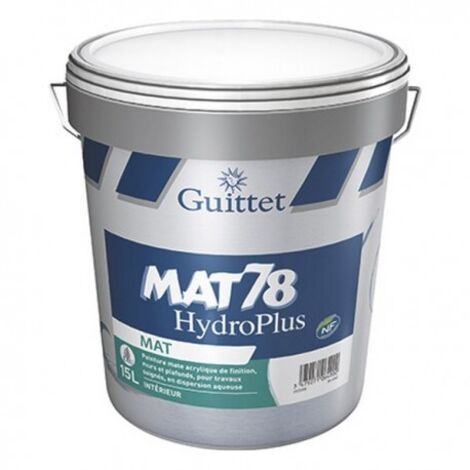 Guittet - Mat 78 HydroPlus - Mat profond - Murs et plafonds