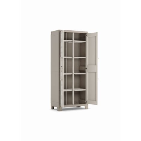 Gulliver Multispace Kleiderschrank mit 2 Türen cm 44 x 80 x 182 Keter