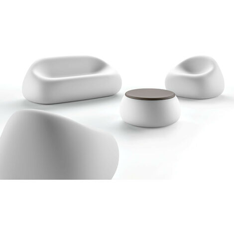Gumball Sofa Light white - Luce fredda - Per uso internodivano panca sofa seduta per esterno interno originale Plust di design moderna bar ristorante giardino hotel casa terrazza
