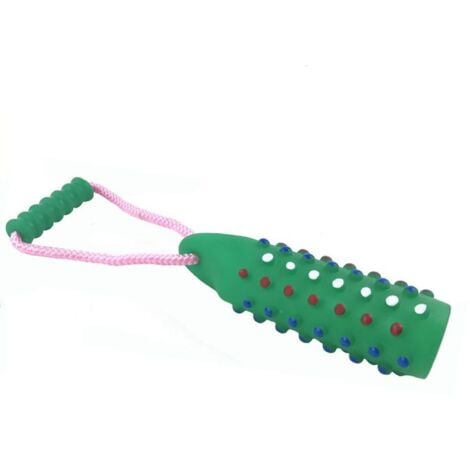 GNCPETS Gummi Beißring mit Seilzug 20,5 cm. Die Farben werden je nach Verfügbarkeit serviert Exclusives Angebot