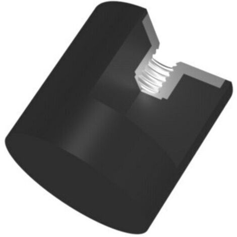 Gummi-Metall-Puffer zylindrisch Typ E D30xH40mm M8 NR55