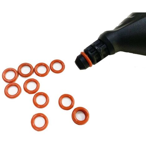 Gummi-O-Ringe, 10er-Packung, rot, Ersatzteile für Kärcher Dampfreiniger SC2, SC3, SC4 und SC5, für optimale Abdichtung und Langlebigkeit