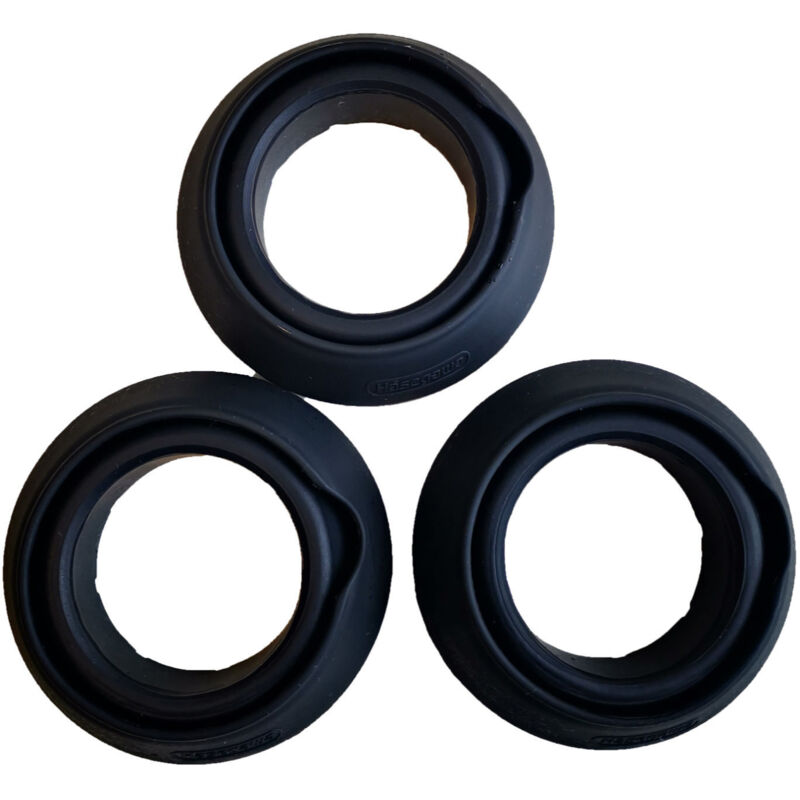 Niwaki Gummifüße für Niwaki Leiter 3er-Set Silber 11x11x10,5 cm