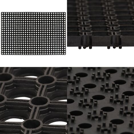 Gummimatte 16 mm 80 x 120 cm - Gummi Matte - Türmatte - Rutschfeste Matte - Arbeitsmatte - Outdoor Matte - Home & Living