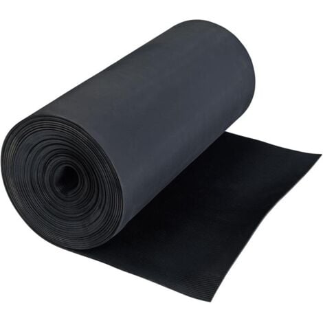 Gummimatte Anti-Rutsch Matte 10 m x 40 cm Riffelmatte Bodenmatte Schutzmatte