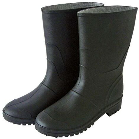 Gummistiefel halbhoch schwarz Gummistiefel