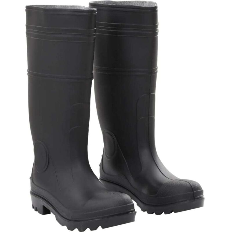 Gummistiefel Schwarz Größe 39 Pvc Vidaxl 595385