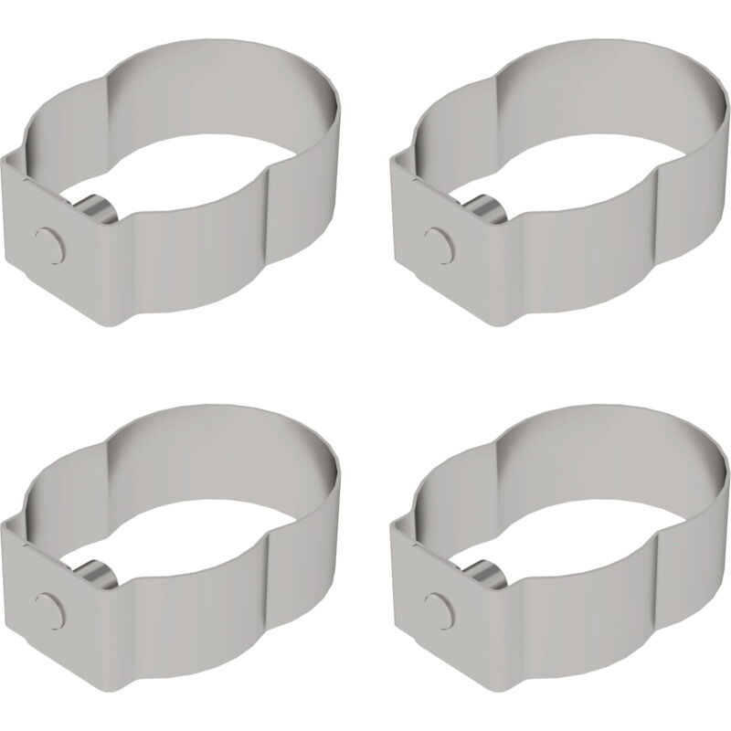 Munk - Günzburger Steigtechnik 4x Clip à ressort pour échafaudage roulant avec boulons courts fermés - 019136