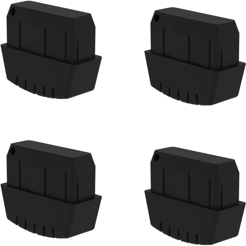 Munk - Günzburger Steigtechnik 4x Sabot intérieur pour échelle de rayonnage en acier, conducteur d'électricité - 019269