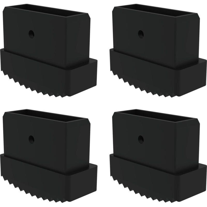 Munk - Günzburger Steigtechnik 4x Sabot intérieur pour échelles télescopiques pour échelle intérieure - 019253