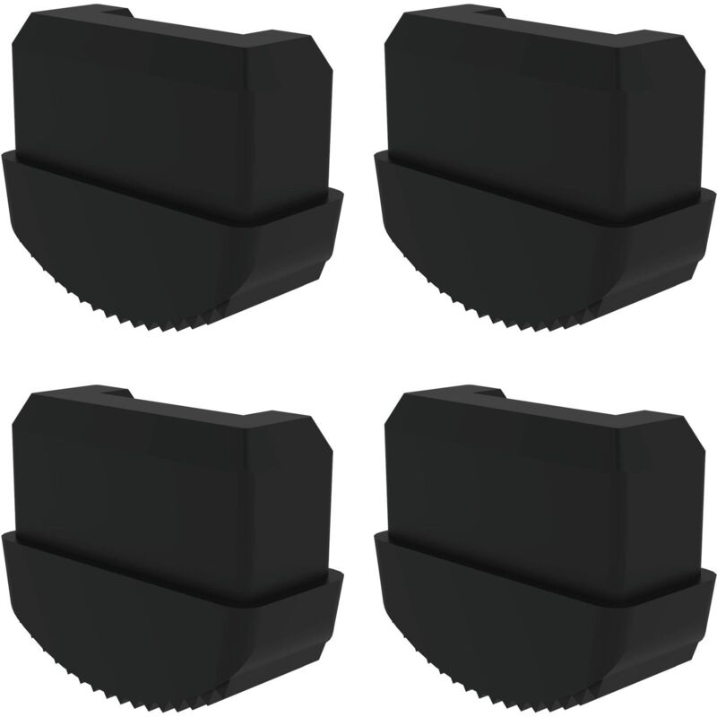 Munk - Günzburger Steigtechnik 4x Sabot intérieur pour escalier à palier pour dimension de montant 57 x 25 mm électriquement conductible - 019247