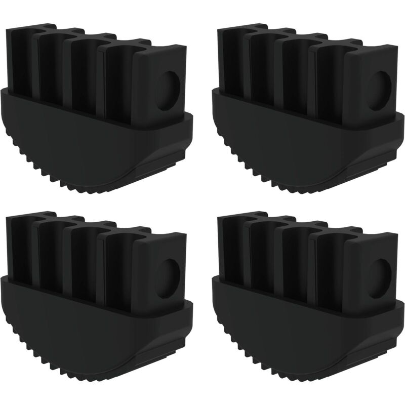 Munk - Günzburger Steigtechnik 4x sabots intérieurs pour échelles jusqu'à 2004 73 x 25 mm - 019191