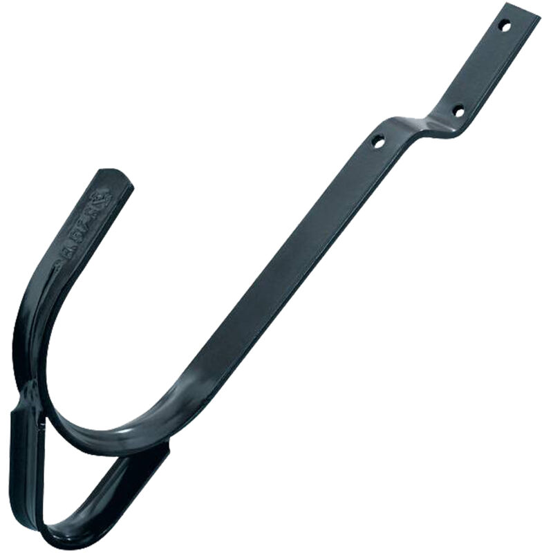 Munk - Günzburger Steigtechnik Crochet de toit pour tuiles plates gris anthracite, revêtu par poudre - 011220