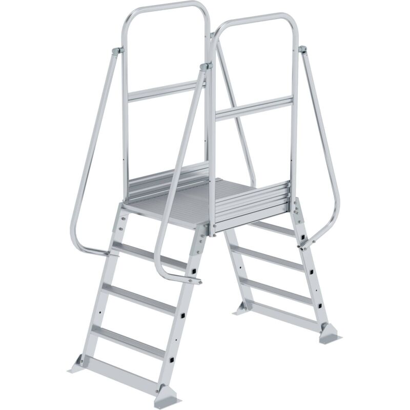 Passerelle accessible des deux côtés, stationnaire 4 marches - 303404 - Günzburger Steigtechnik
