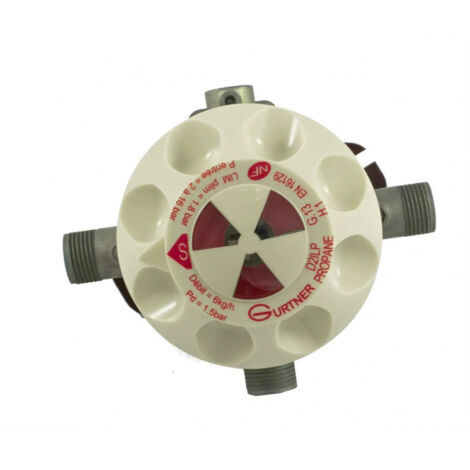 Gurtner – Détendeur gaz propane 6 kg/h – Pression amont 20 Bars – Indicateur de service intégré – Norme NF M 88769/M 88774 - D2ILP