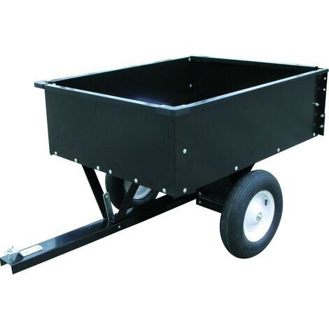 GURUPRO TR096 - Trailer rimorchio per trattorini portata massima 150 kg