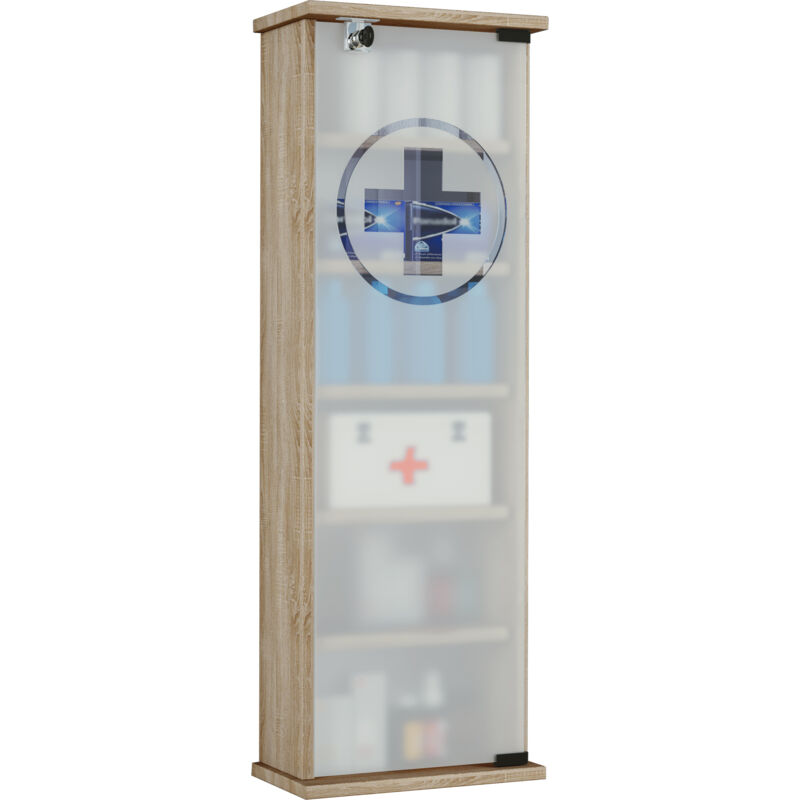 Ebuy24 - Handicapé médical Gusal h. 92 x l. 31 x p. 18 cm Sonoma Eiche