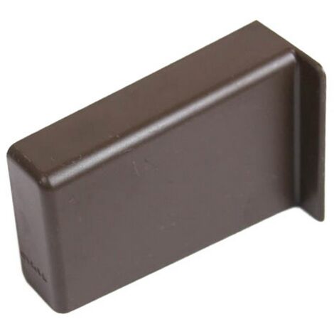 Guscio Copertura Plastica 67/43 Mm Marrone Sx - 100 Pz