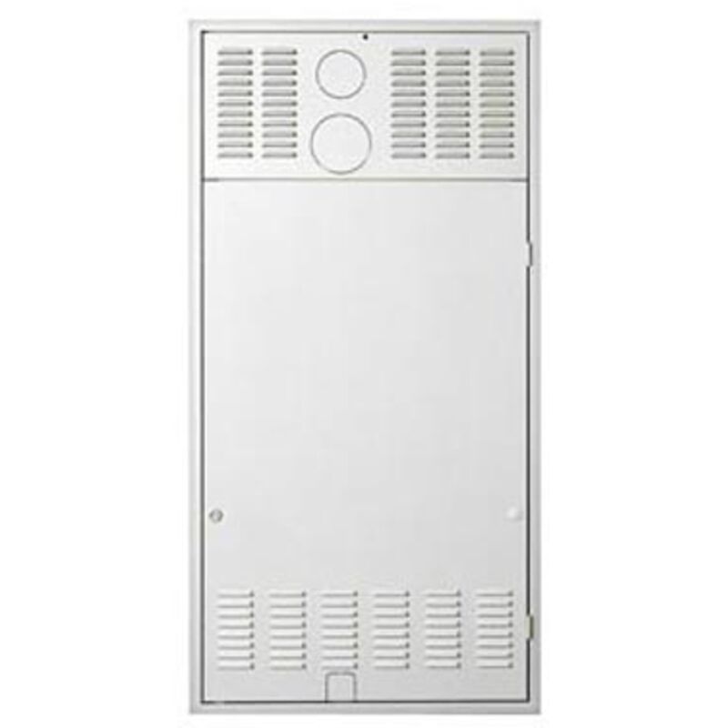 GUSCIO IN LAMIERA ZINCATA CON PORTA E CHIAVISTELLO- BOSC- pezzi 1