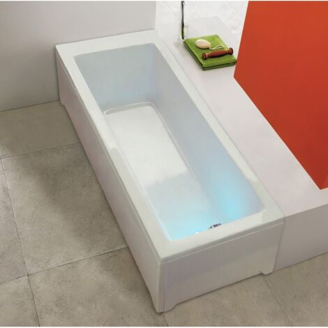 Guscio vasca 160 x 70 cm con pannelli rettangolare serie agata