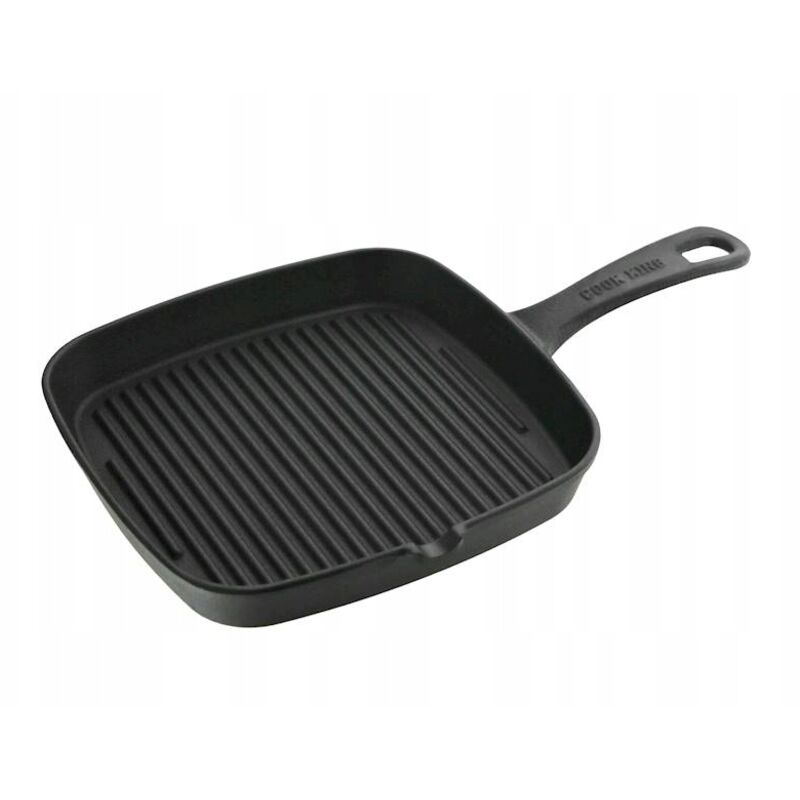 Northix Gusseiserne Grillpfanne 23 Cm, Robust, Guss