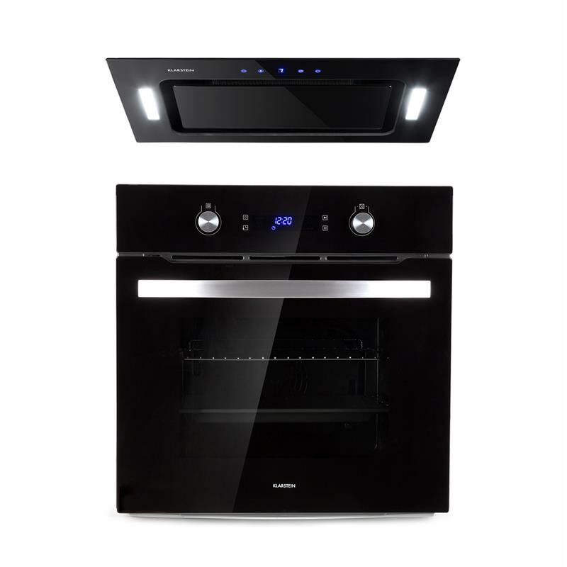 

Gusteau Hektor Hektor Set de horno y campana encastrables 2950W Negro Acero inoxidable