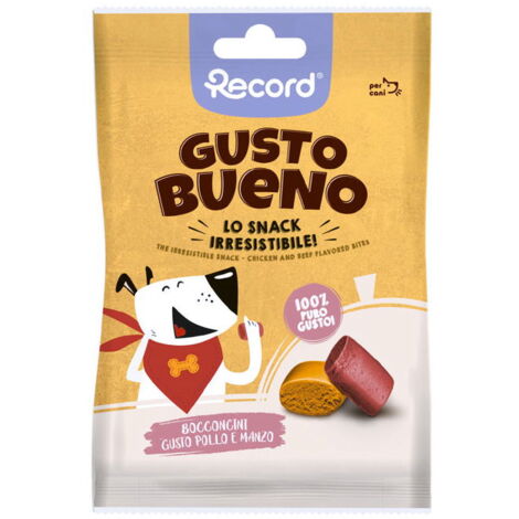 Gusto Bueno Bocconcini al gusto pollo e manzo per cani 24 confezioni x 50 g cad.