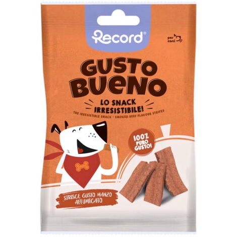 Gusto Bueno Strisce al gusto manzo affumicato per cani 24 confezioni x 50 g cad.