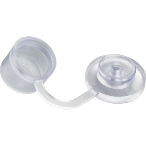 Gutta Dichtscheibe mit Kappe 100 Stk. transparent Kunststoffbedachung