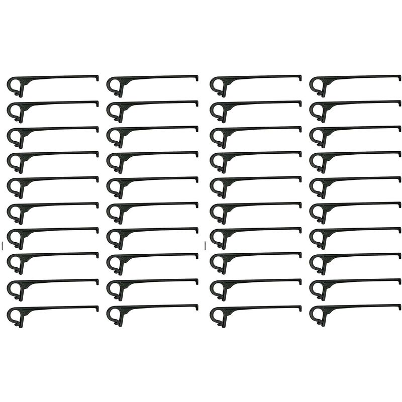 Gutter Brush Leaf Guard Fixing Clips (Pack of 40)
