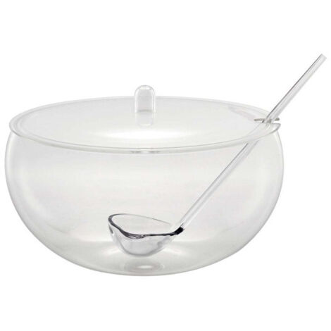 Guzzini Bowl Poncera con coperchio e mestolo trasparente