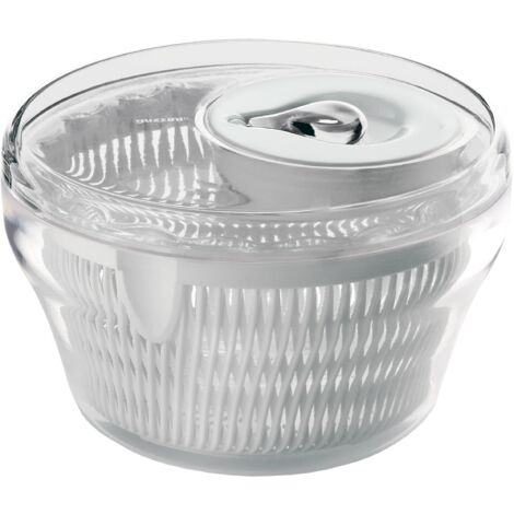 Guzzini Centrifuga Insalata Kitchen Active Design, Trasparente, Ø22 x h14 cm