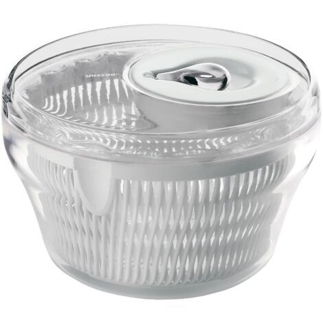 Guzzini Centrifuga Insalata Kitchen Active Design, Trasparente, Ø28 x h18 cm