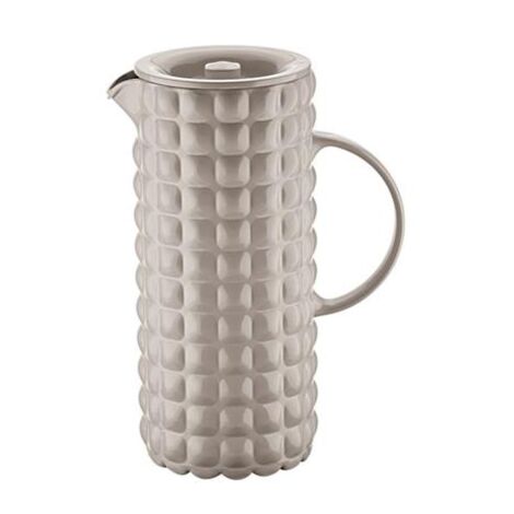 Guzzini - Jarra Tiffany gris paloma con tapa