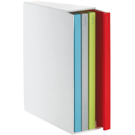 Guzzini Kitchen Active Design Set 4 Taglieri con Raccoglitore Cooking Book, Multicolore, 4 unità