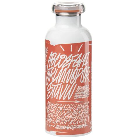 Guzzini - On The Go, STREET BOTTLE, Bottiglia Termica da Viaggio - Multicolore, Ø 7,3 x h21,2cm  500 cc - 1167D652