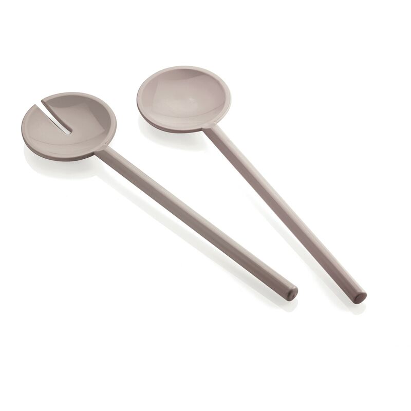 Guzzini - Couverts à salade gris tourterelle