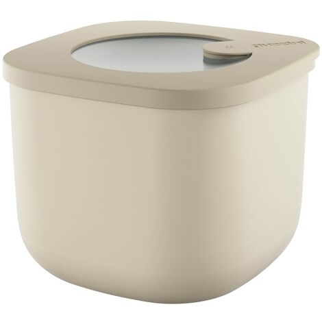 Guzzini Store&More Kitchen Active Design Contenitori Ermetici Alti per Frigo/Freezer/ Microonde (S), 12.2 x 12.2 x 9.8 cm, Marrone (Clay)