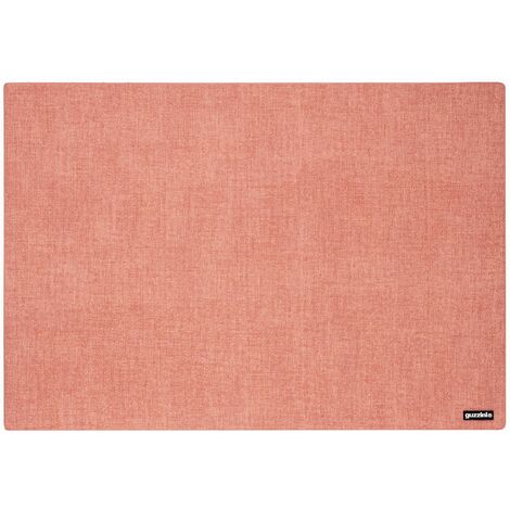 Guzzini - Tiffany, FABRIC Tovaglietta Rettangolare Double Face - Corallo, 43 x 30 cm - 22609123