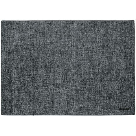 Guzzini - Tiffany, FABRIC Tovaglietta Rettangolare Double Face - Grigio, 43 x 30 cm - 22609122