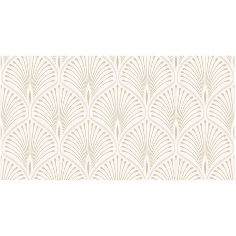 Gv3101 Expansé Sur Intissé Layla Blanc - Decor Design